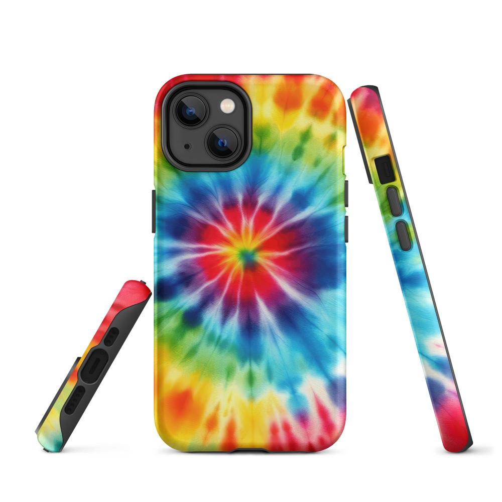 Tie Dye iPhone 14 Tough Case - Matte Finish - https://ascensionemporium.net