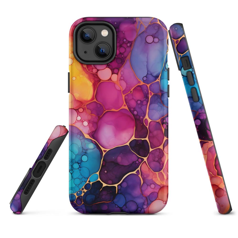 Liquid Crystals iPhone 14 Plus Tough Case 1 - Matte - https://ascensionemporium.net