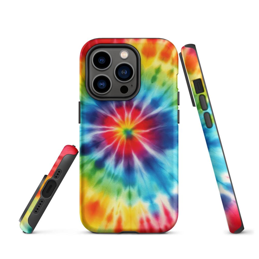 Tie Dye iPhone 14 Pro Tough Case - Matte Finish - https://ascensionemporium.net