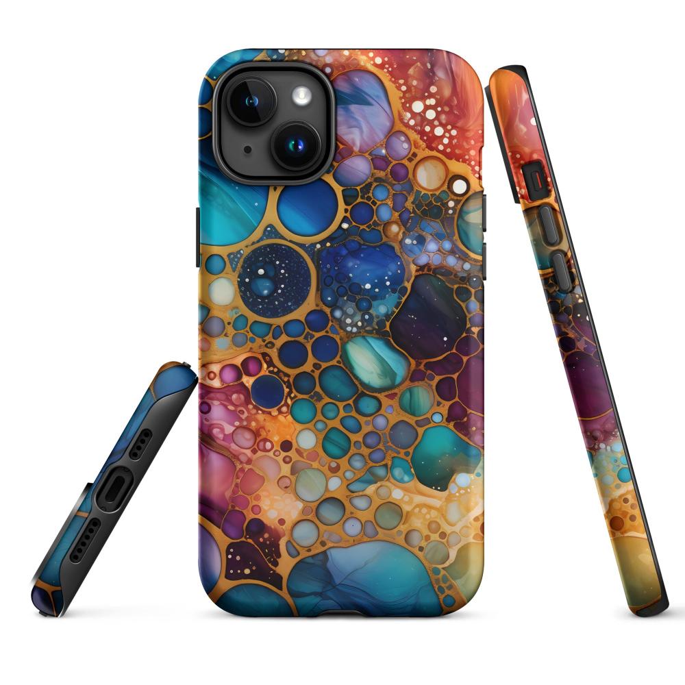 Liquid Crystals iPhone 15 Plus Tough Case 3 - Matte - https://ascensionemporium.net