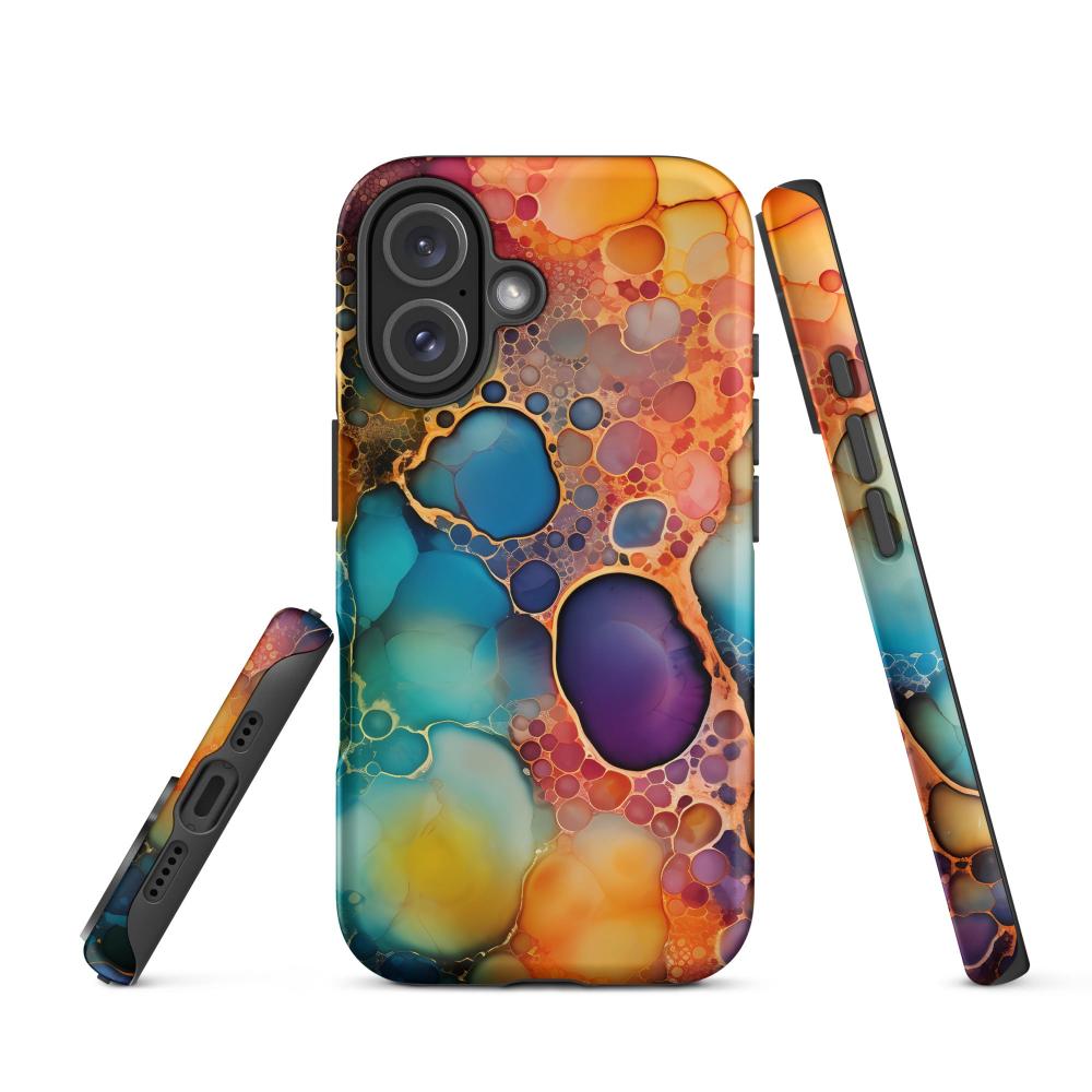 Liquid Crystals iPhone 16 Tough Case 2 - Matte - https://ascensionemporium.net