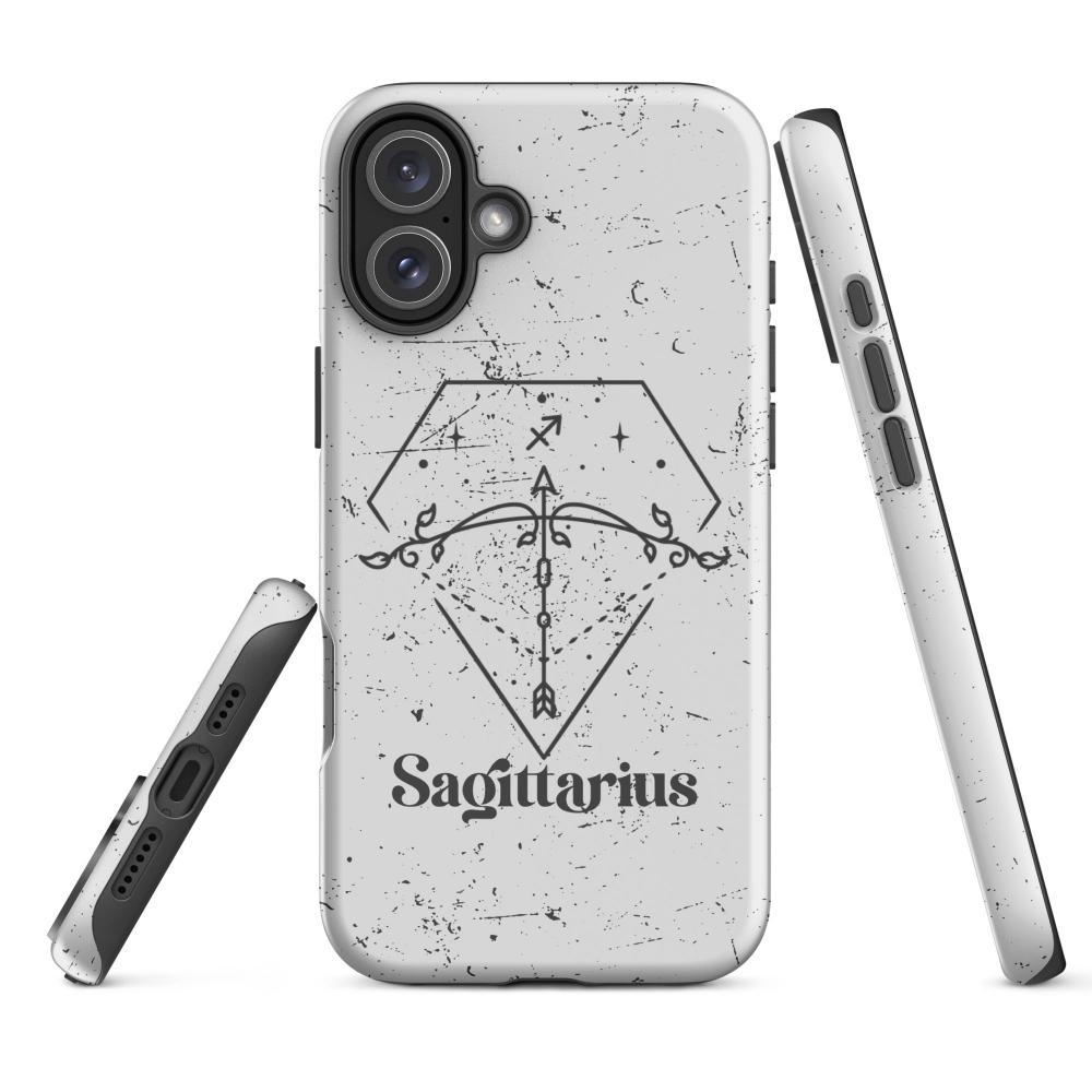 Sagittarius Zodiac iPhone 16 Plus Tough Case - Matte Finish - https://ascensionemporium.net