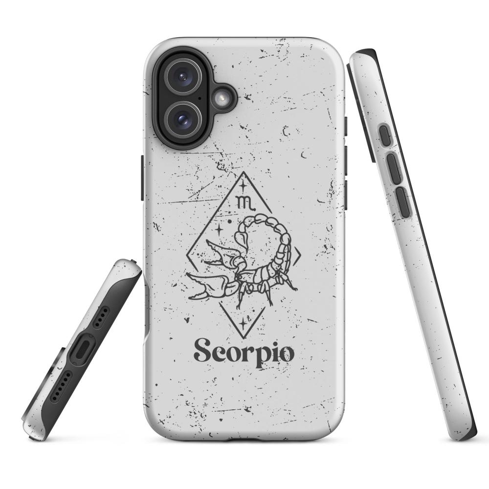 Scorpio Zodiac iPhone 16 Plus Tough Case - Matte Finish - https://ascensionemporium.net