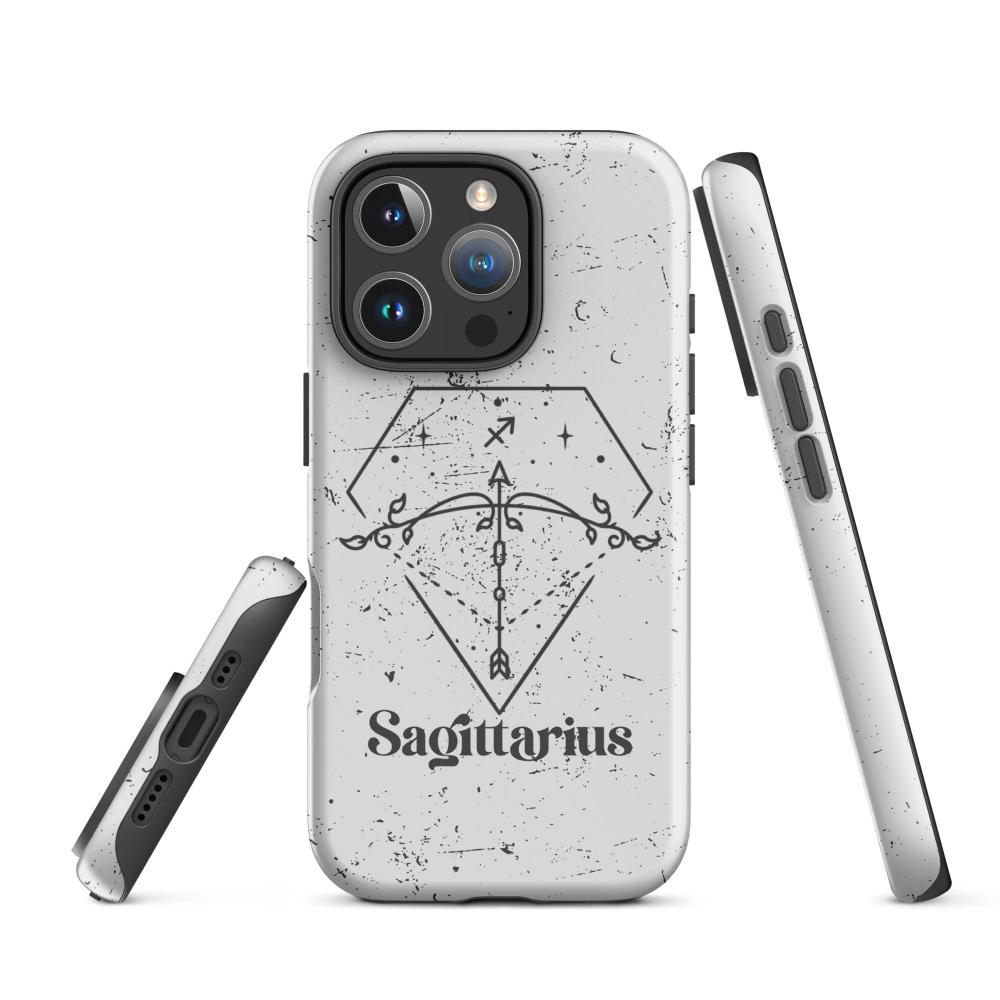 Sagittarius Zodiac iPhone 16 Pro Tough Case - Matte Finish - https://ascensionemporium.net