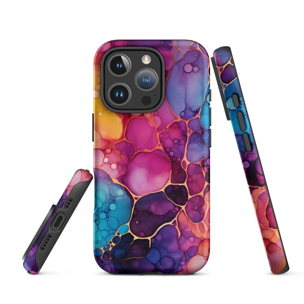 Liquid Crystals iPhone 16 Pro Tough Case 1 - Matte - https://ascensionemporium.net