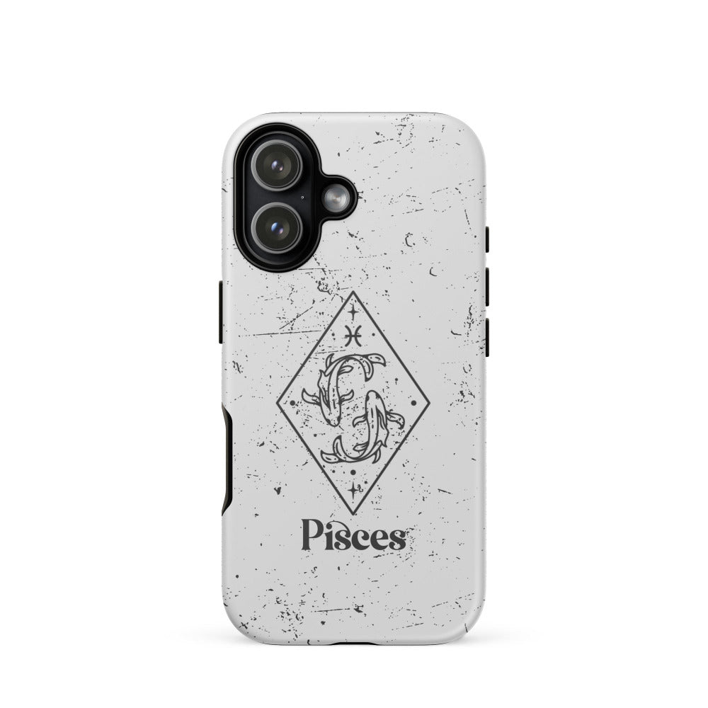 Pisces Zodiac iPhone 17 Tough Case - Glossy Finish - https://ascensionemporium.net mockup