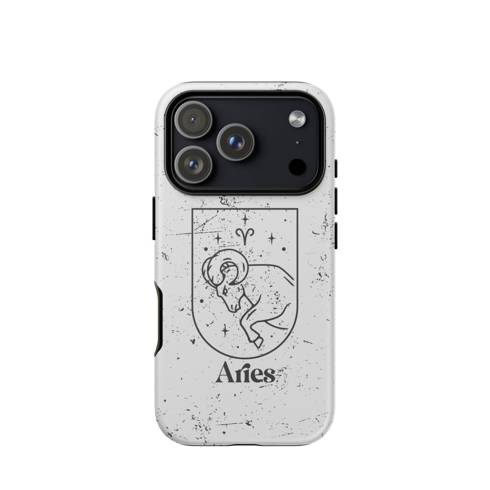 Aries Zodiac iPhone 17 Pro Tough Case - Matte Finish - https://ascensionemporium.net