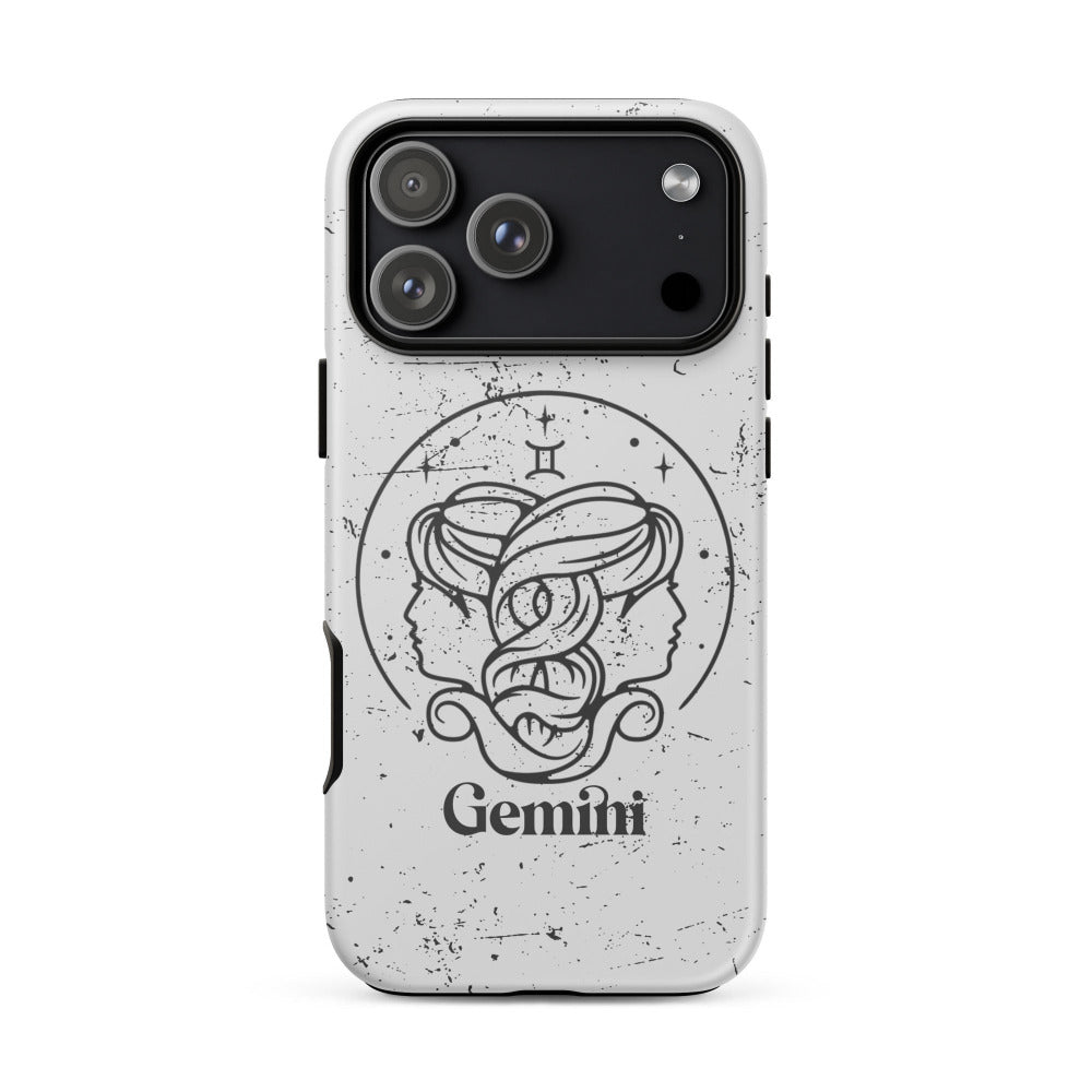 Gemini Zodiac iPhone 17 Pro Max Tough Case - Matte Finish - https://ascensionemporium.net
