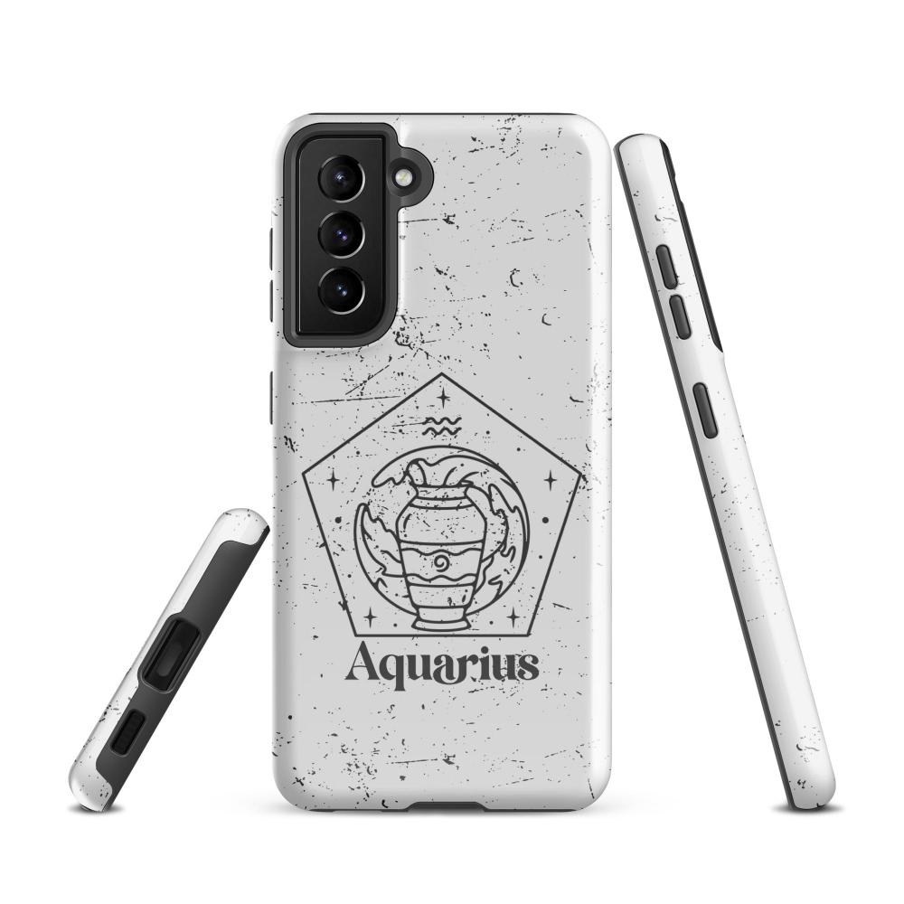 Aquarius Zodiac S21 Tough Case - Glossy Finish - https://ascensionemporium.net