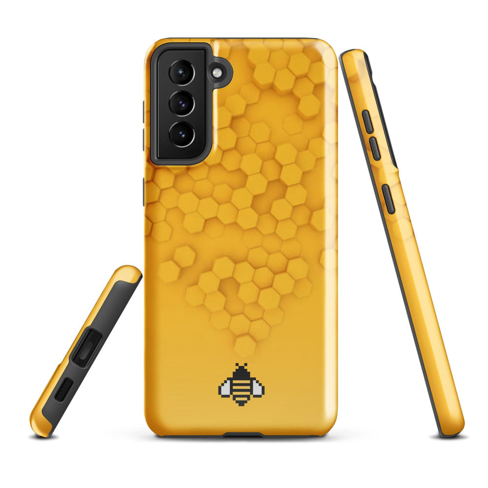 Honeycomb Tough Case for Samsung Galaxy S21 Plus - Glossy Finish - https://ascensionemporium.net