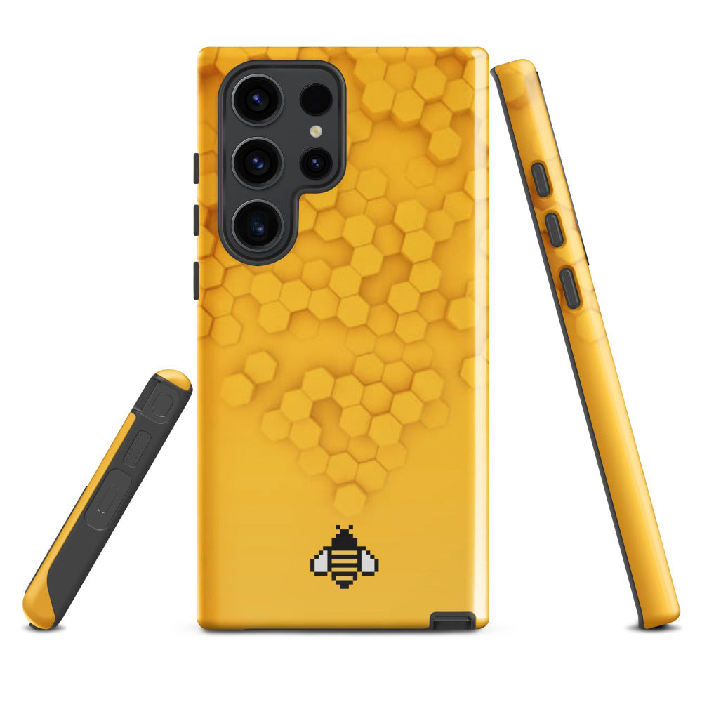 Honeycomb Tough Case for Samsung Galaxy S23 Ultra - Glossy Finish - https://ascensionemporium.net