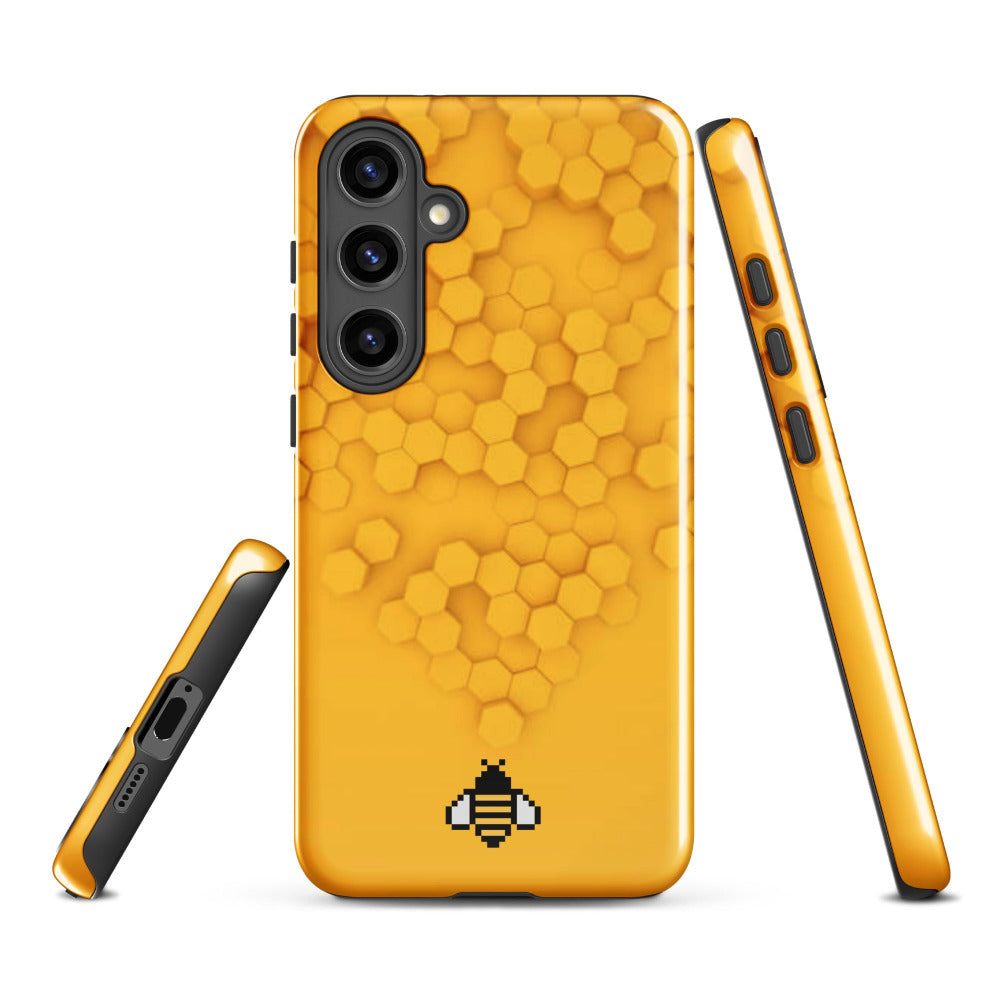 Honeycomb Tough Case for Samsung Galaxy S24 Plus - Glossy Finish - https://ascensionemporium.net