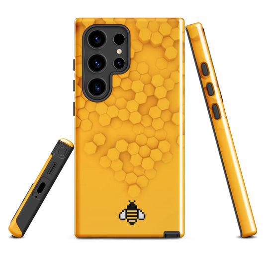 Honeycomb Tough Case for Samsung Galaxy S24 Ultra - Glossy Finish - https://ascensionemporium.net