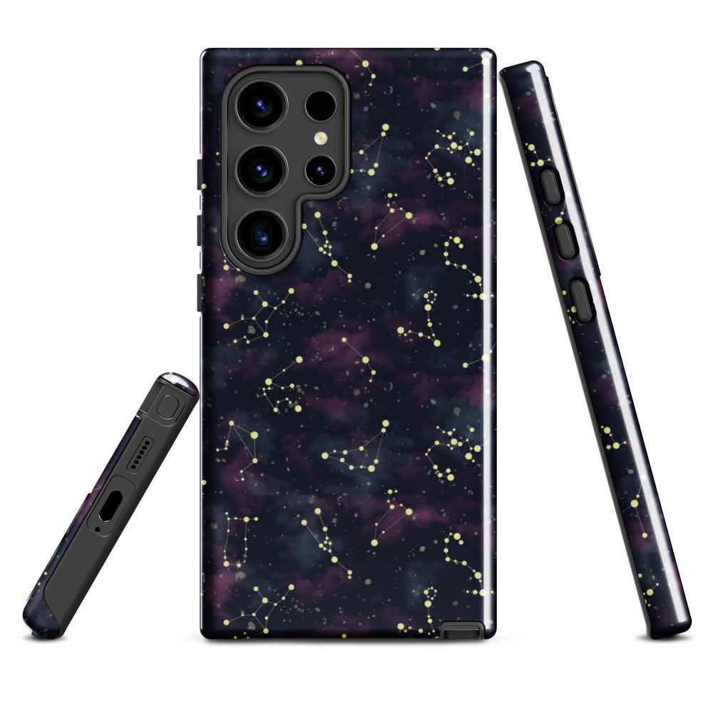 Star Constellations Tough Case for Samsung Galaxy S24 Ultra - Glossy Finish - https://ascensionemporium.net