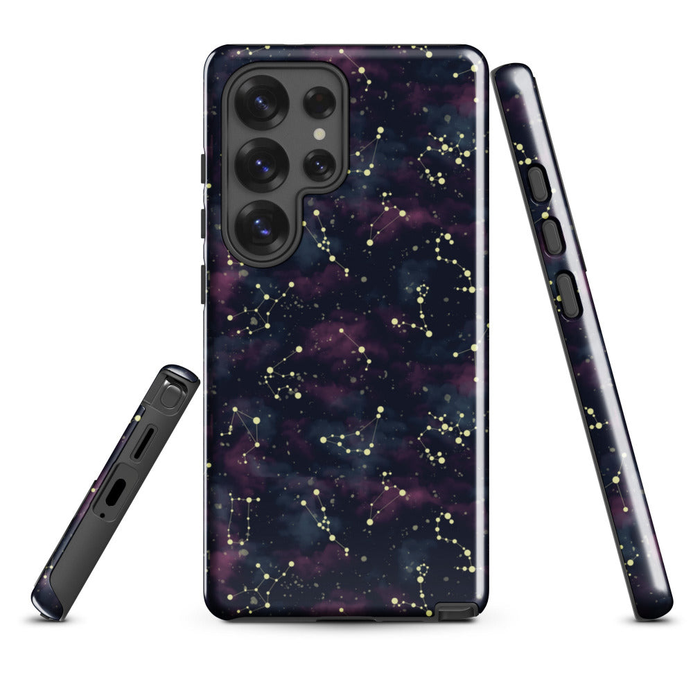 Star Constellations Tough Case for Samsung Galaxy S25 Ultra - Glossy Finish - https://ascensionemporium.net