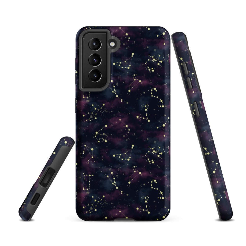 Star Constellations Tough Case for Samsung Galaxy S21 FE - Matte Finish - https://ascensionemporium.net