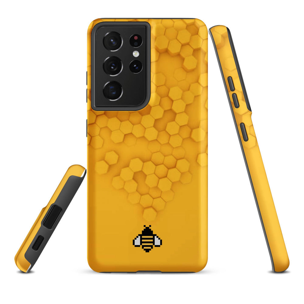 Honeycomb Tough Case for Samsung Galaxy S21 Ultra - Matte Finish - https://ascensionemporium.net