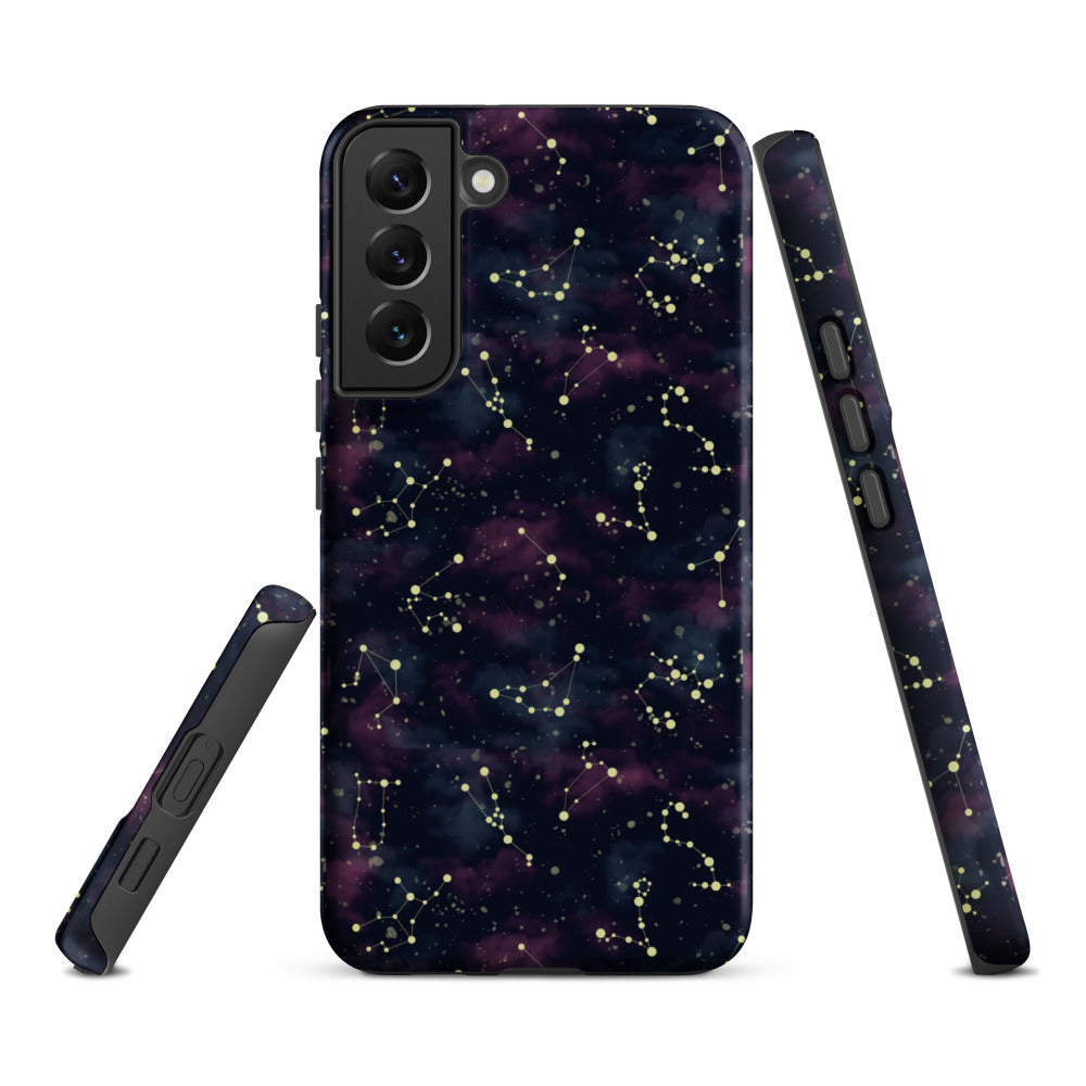 Star Constellations Tough Case for Samsung Galaxy S22 Plus - Matte Finish - https://ascensionemporium.net