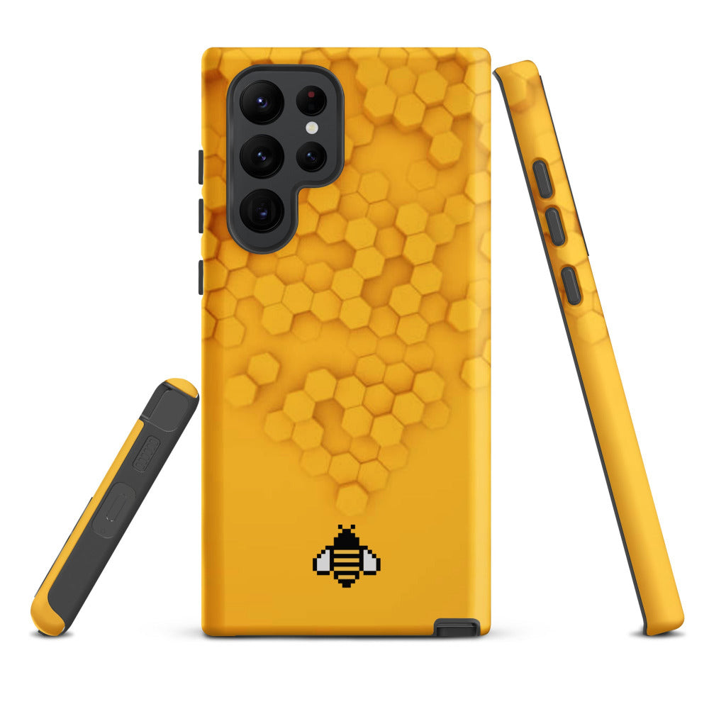 Honeycomb Tough Case for Samsung Galaxy S22 Ultra - Matte Finish - https://ascensionemporium.net