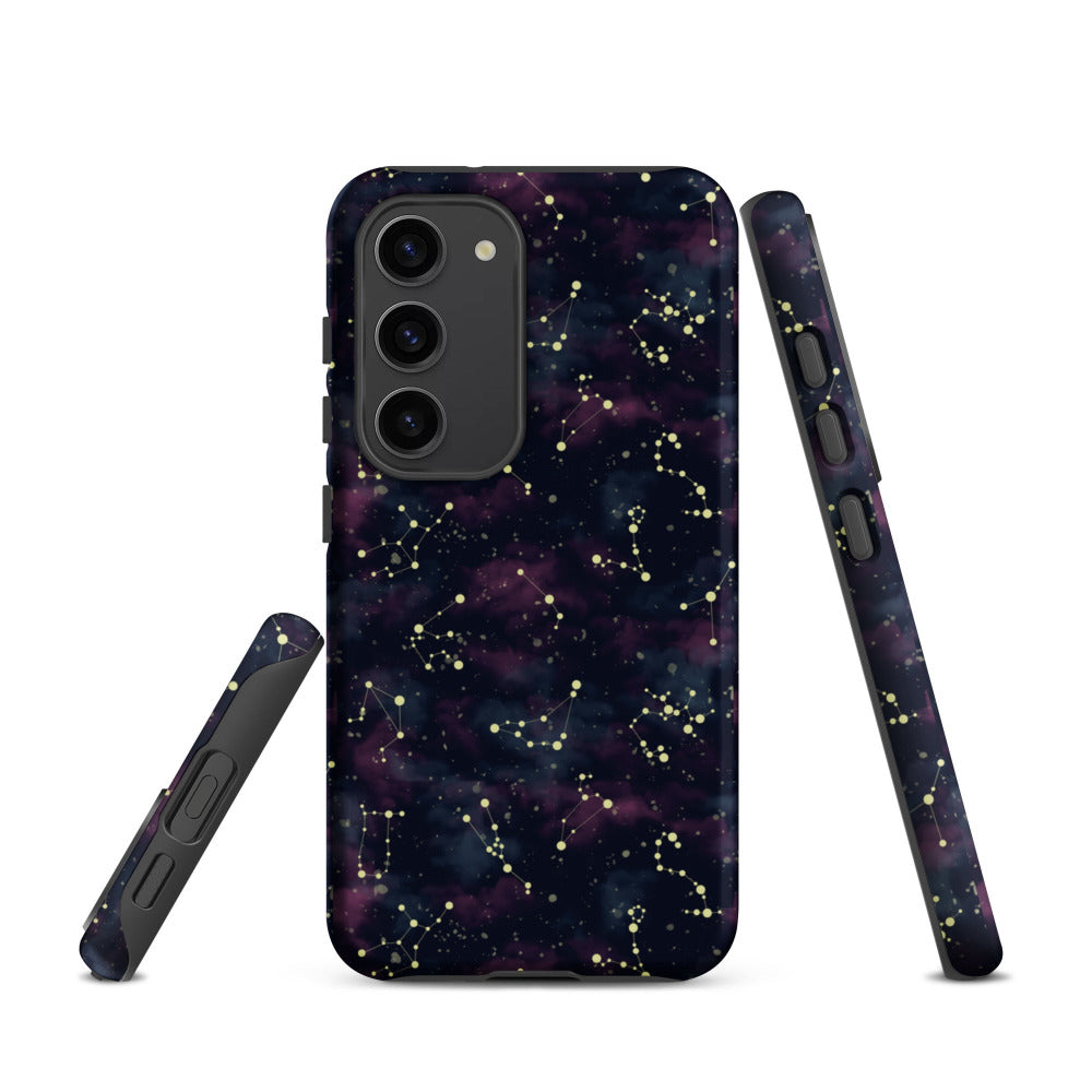 Star Constellations Tough Case for Samsung Galaxy S23 - Matte Finish - https://ascensionemporium.net