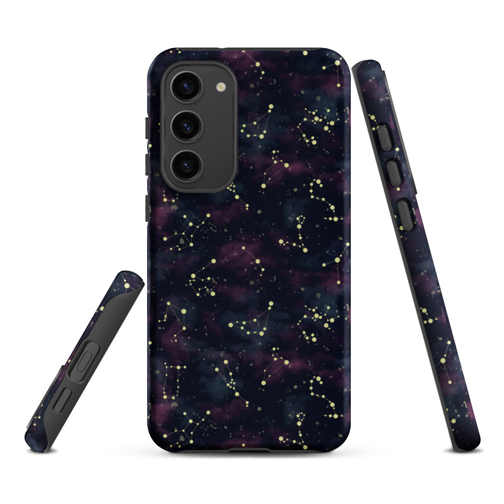 Star Constellations Tough Case for Samsung Galaxy S23 Plus - Matte Finish - https://ascensionemporium.net