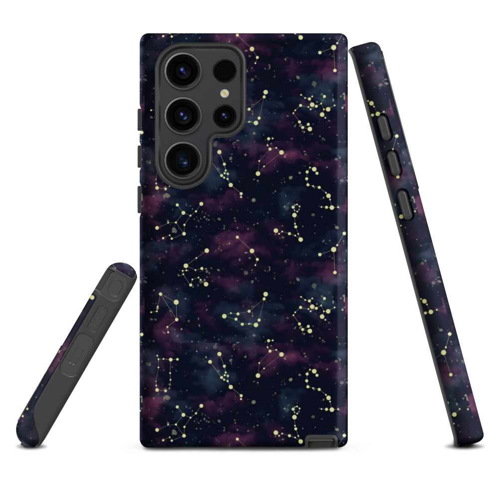 Star Constellations Tough Case for Samsung Galaxy S23 Ultra - Matte Finish - https://ascensionemporium.net