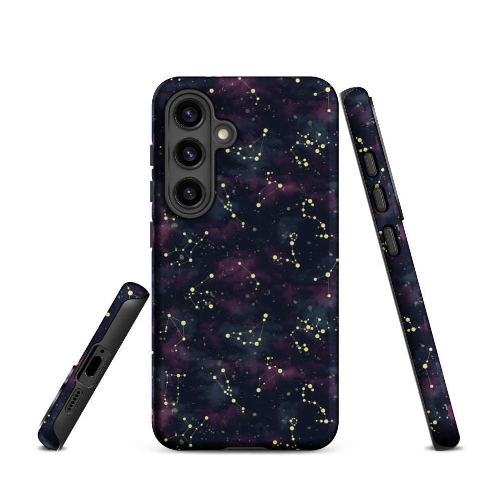 Star Constellations Tough Case for Samsung Galaxy S24 - Matte Finish - https://ascensionemporium.net