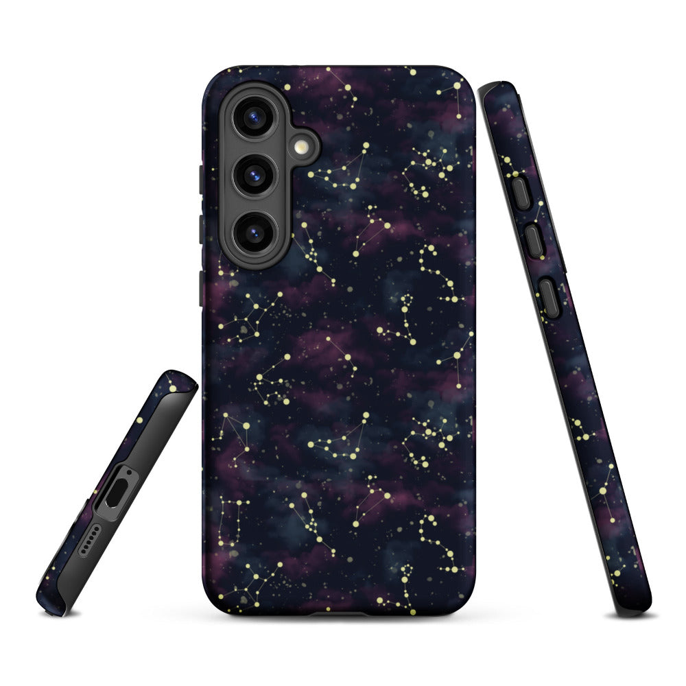 Star Constellations Tough Case for Samsung Galaxy S24 Plus - Matte Finish - https://ascensionemporium.net