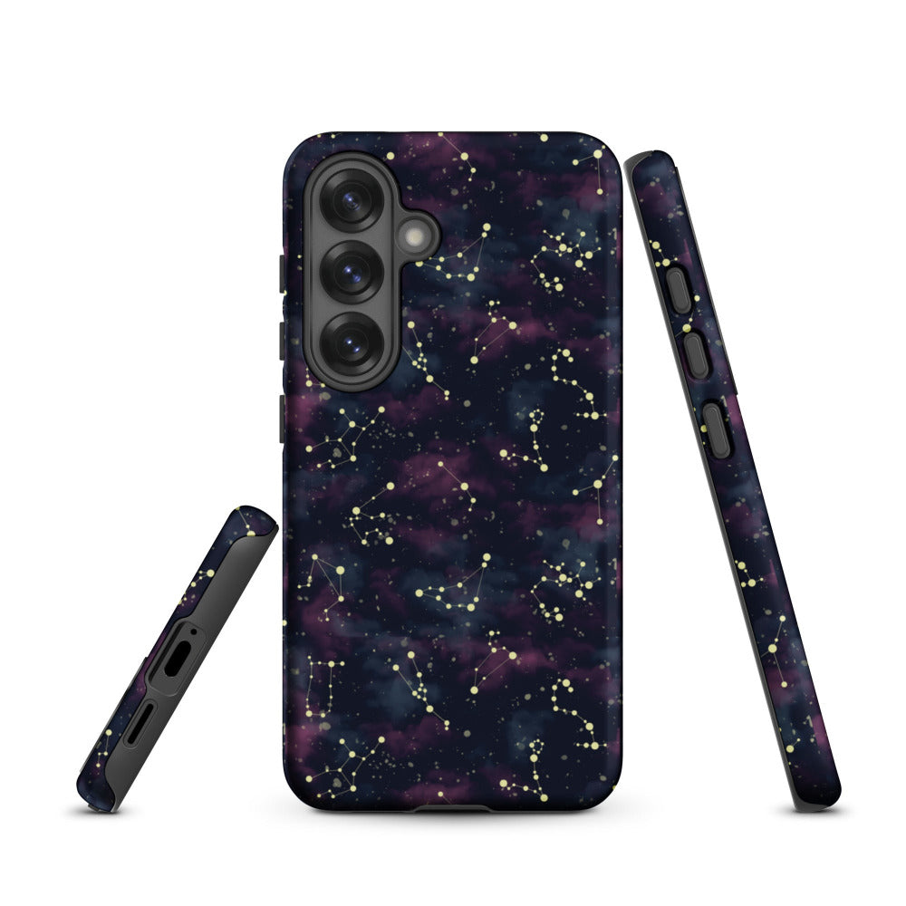 Star Constellations Tough Case for Samsung Galaxy S25 - Matte Finish - https://ascensionemporium.net