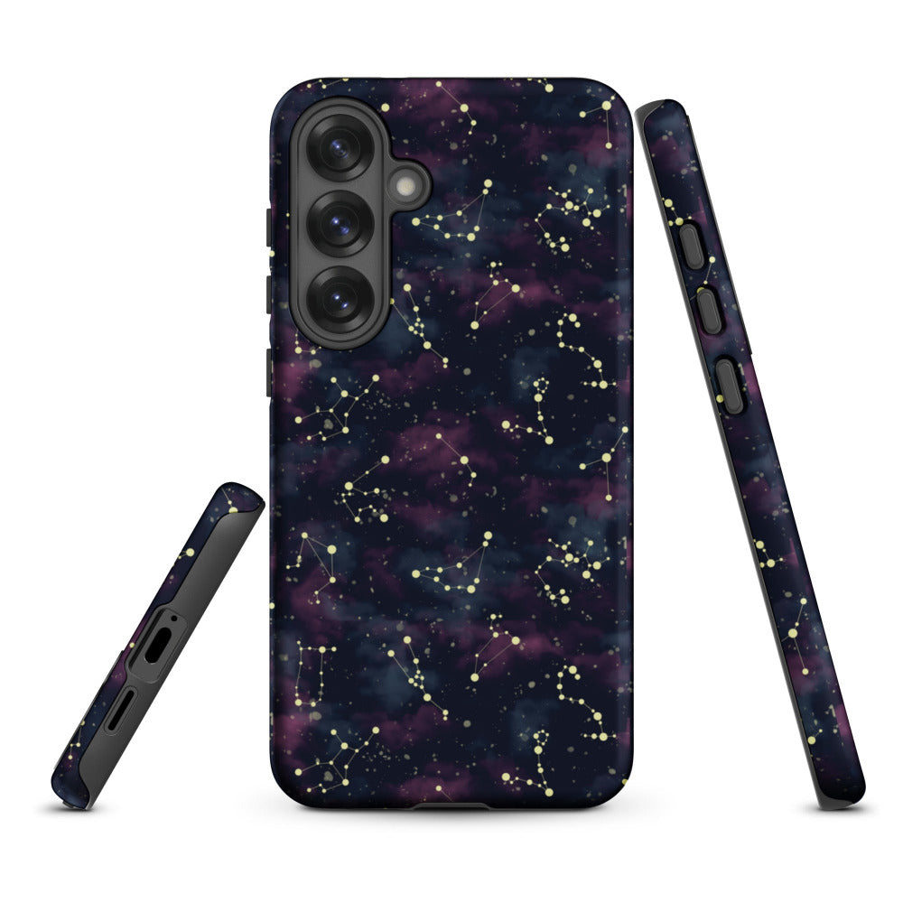 Star Constellations Tough Case for Samsung Galaxy S25 Plus - Matte Finish - https://ascensionemporium.net