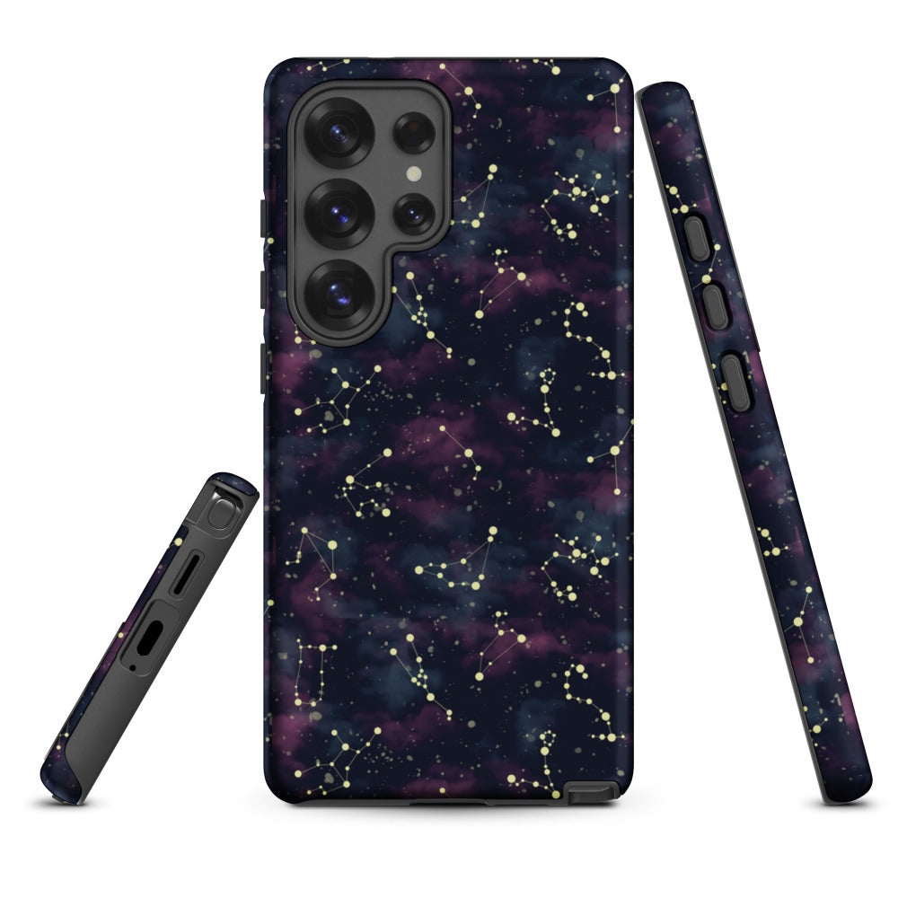 Star Constellations Tough Case for Samsung Galaxy S25 Ultra - Matte Finish - https://ascensionemporium.net