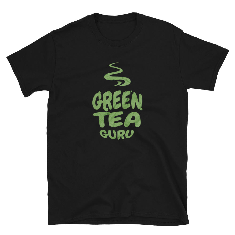 Green Tea Guru T-Shirt - Black Color - https://ascensionemporium.net