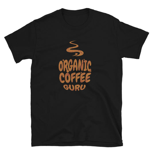 Organic Coffee Guru T-Shirt - Black Color -  https://ascensionemporium.net