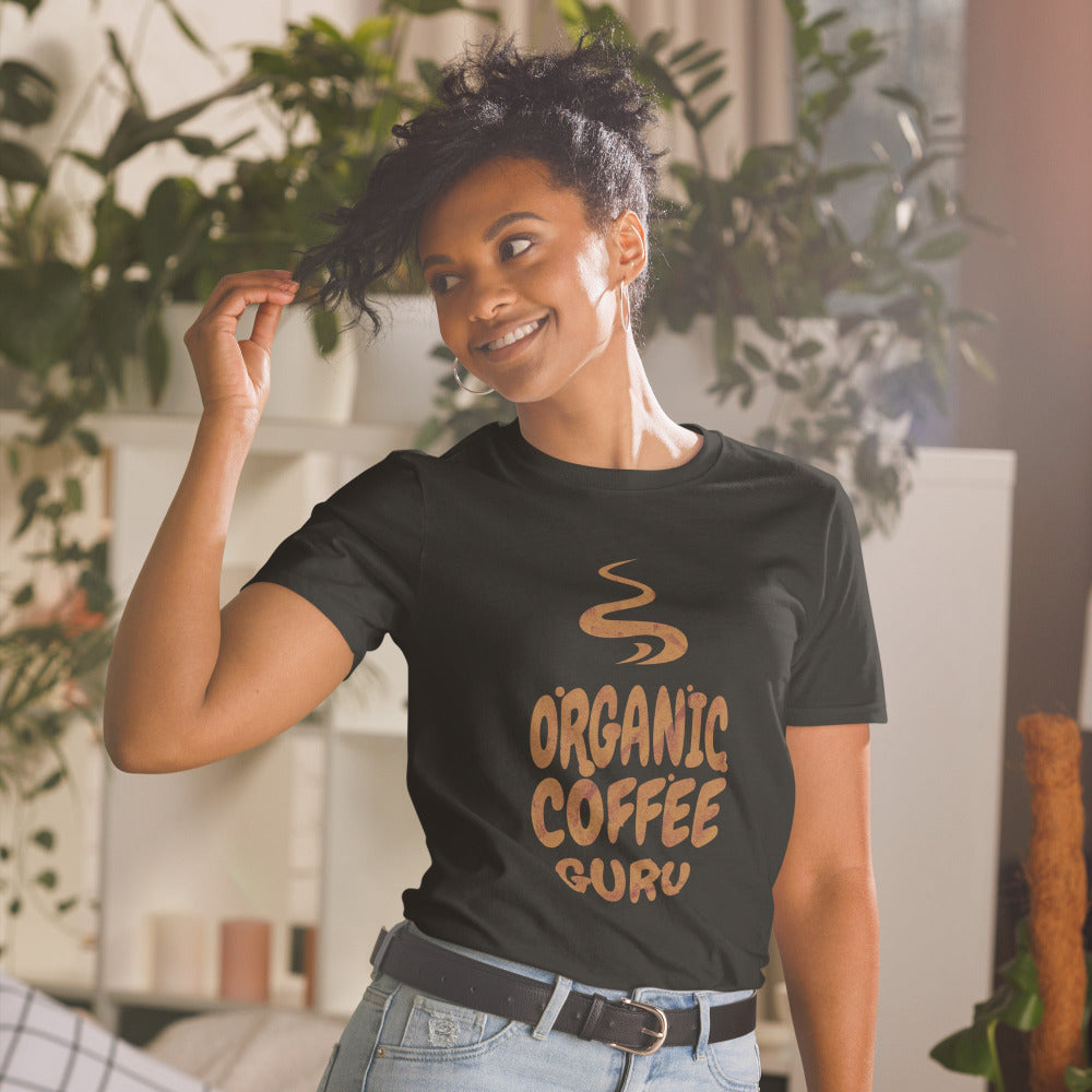 Organic Coffee Guru T-Shirt - Black Color -  https://ascensionemporium.net