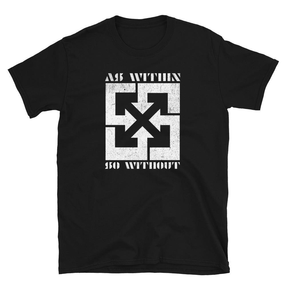 As Within So Without TShirt - Black Color - https://ascensionemporium.net