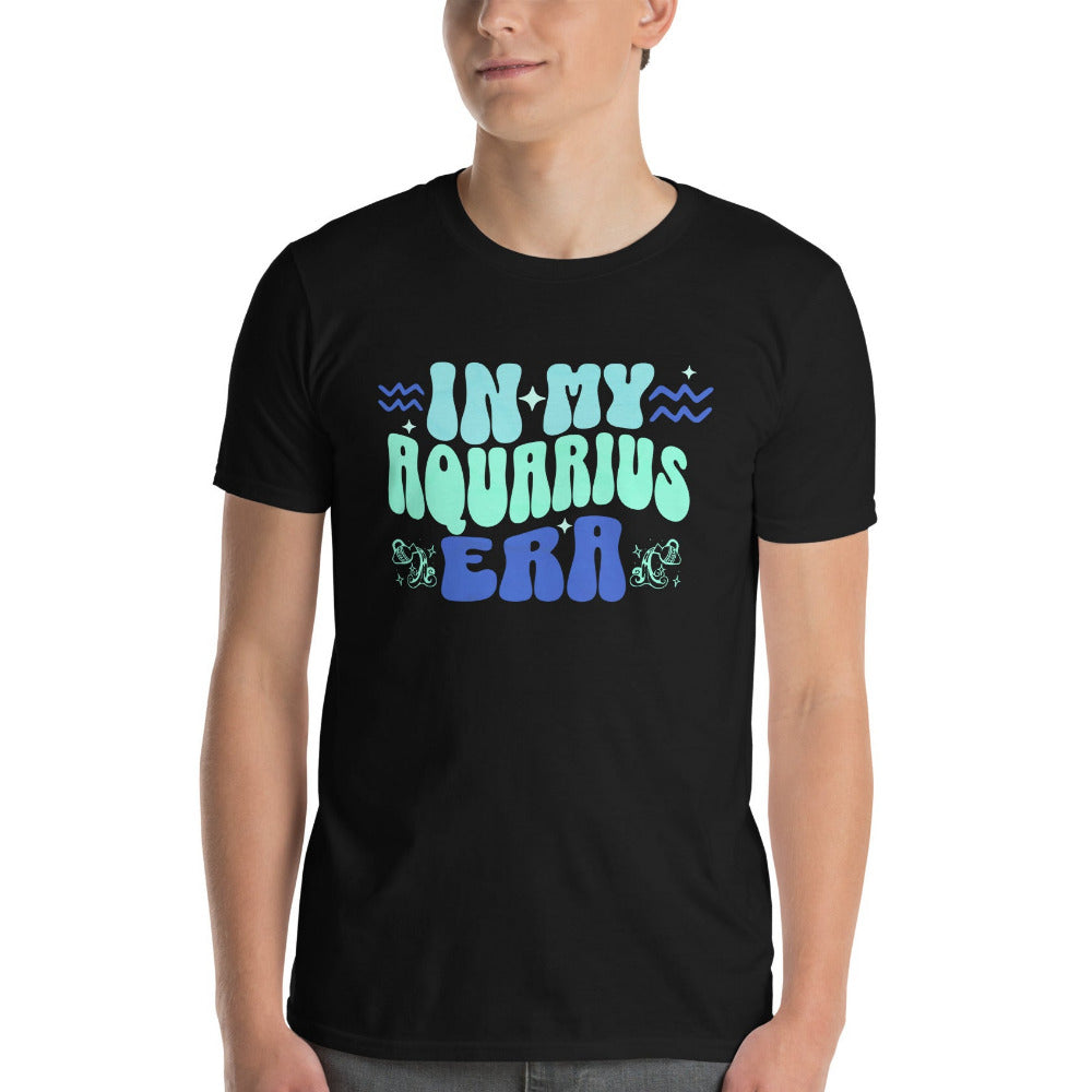 In My Aquarius Era TShirt - Black Color - https://ascensionemporium.net