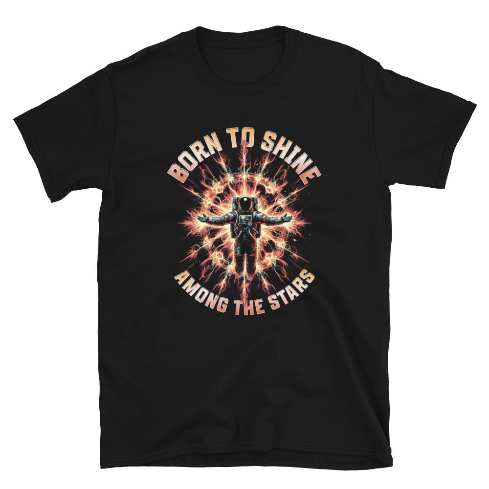 Born To Shine Among The Stars TShirt - Black Color - https://ascensionemporium.net