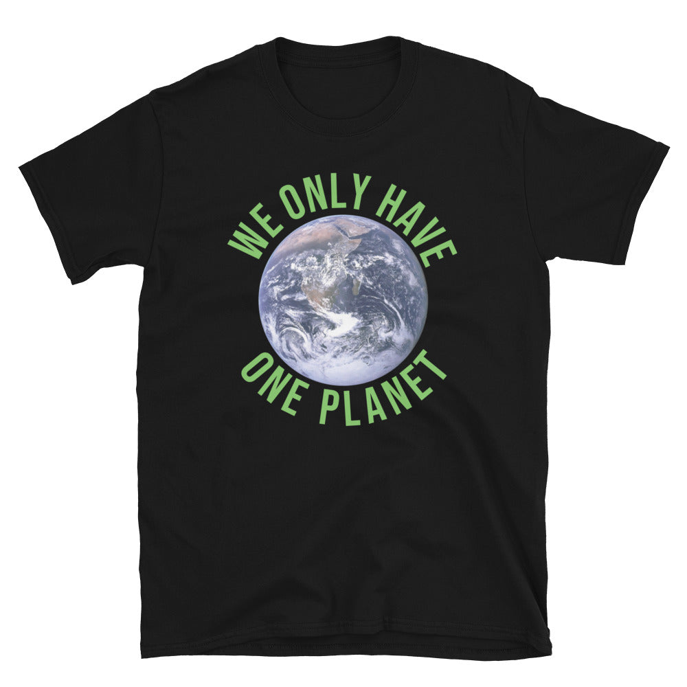 We Only Have One Planet TShirt - Black Color - https://ascensionemporium.net
