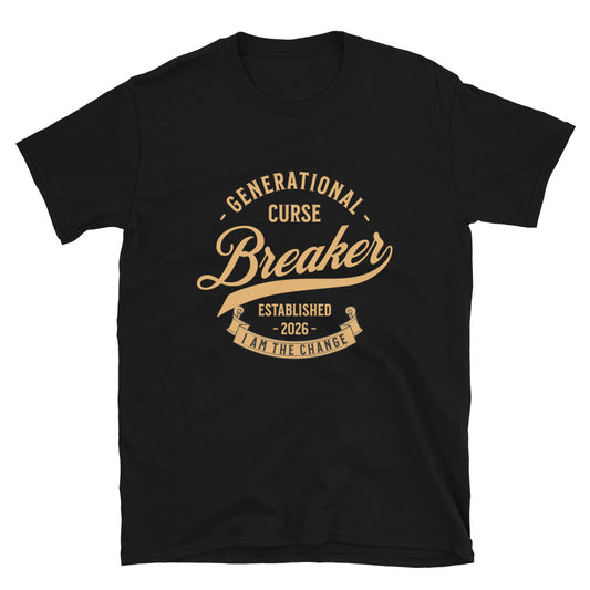 Generational Curse Breaker TShirt - Black Color - https://ascensionemporium.net