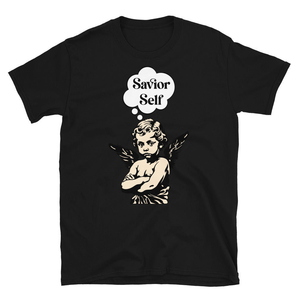 Savior Self Boy Angel TShirt - Black Color - https://ascensionemporium.net