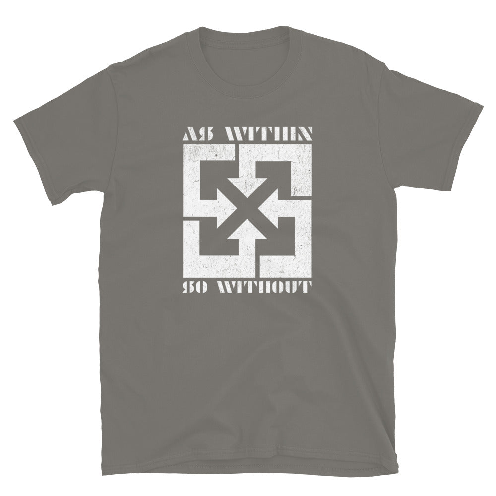 As Within So Without TShirt - Charcoal Color - https://ascensionemporium.net