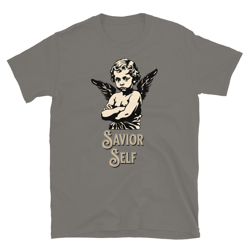 Savior Self Boy Angel TShirt - Charcoal Color - https://ascensionemporium.net