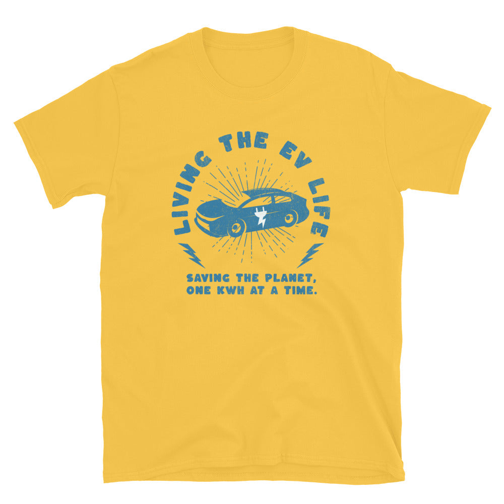 Living The EV Life TShirt - Daisy Color - https://ascensionemporium.net