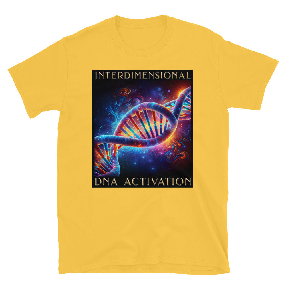 Interdimensional DNA Activation TShirt - Daisy Color - https://ascensionemporium.net