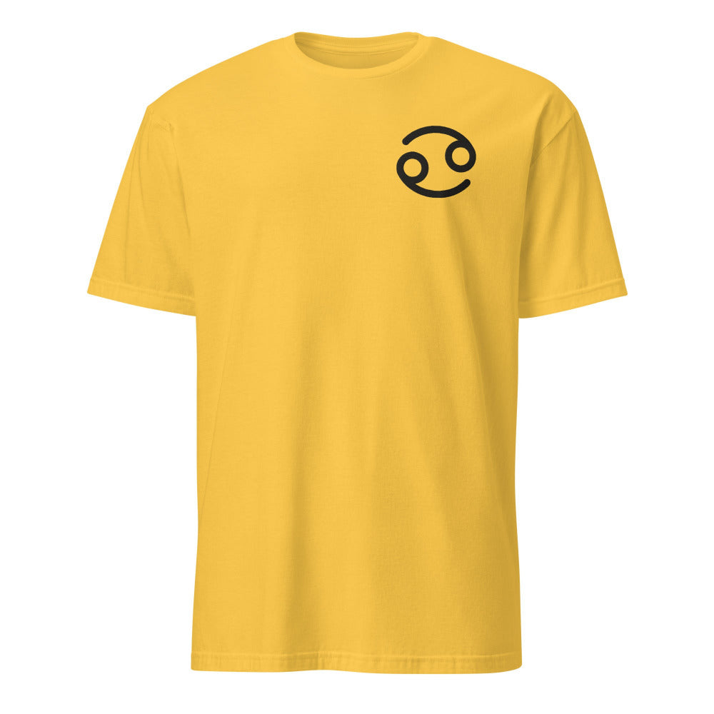 Cancer Zodiac Embroidered TShirt - Daisy Color - https://ascensionemporium.net