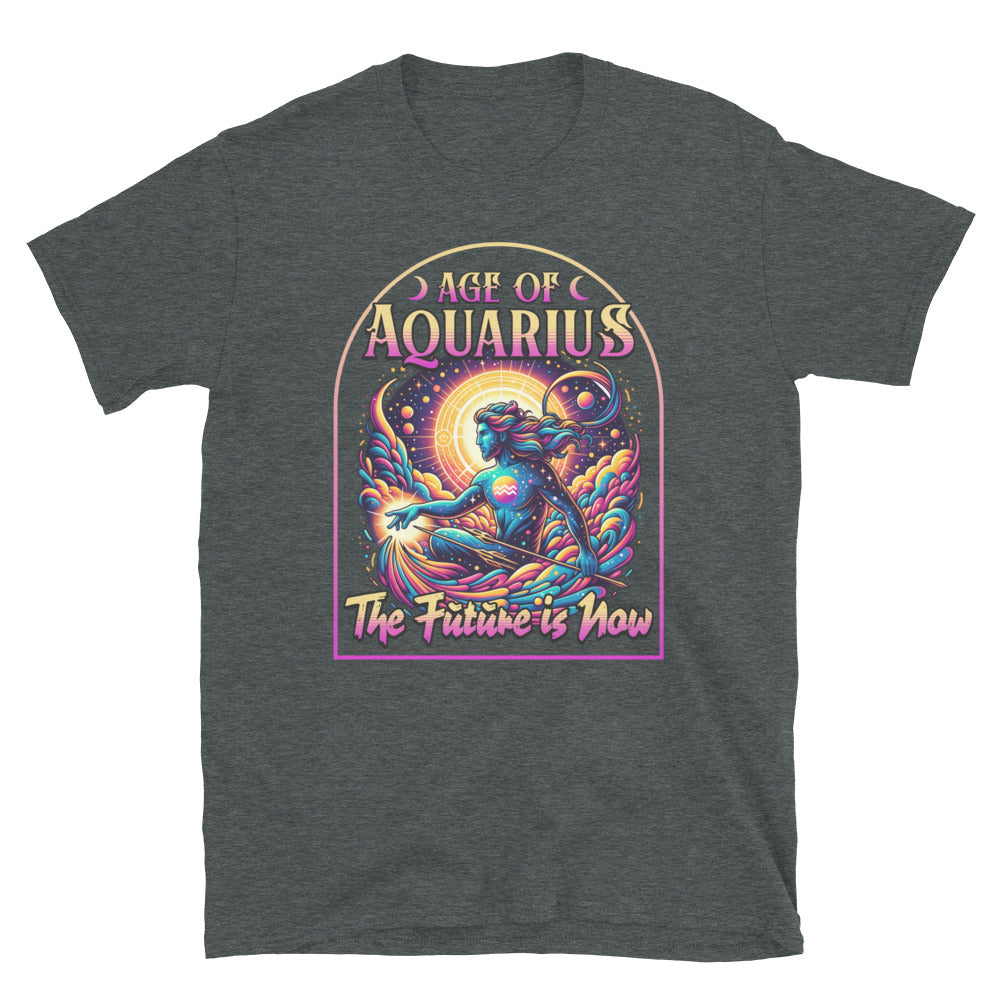 Age of Aquarius TShirt - Dark Heather Color - https://ascensionemporium.net