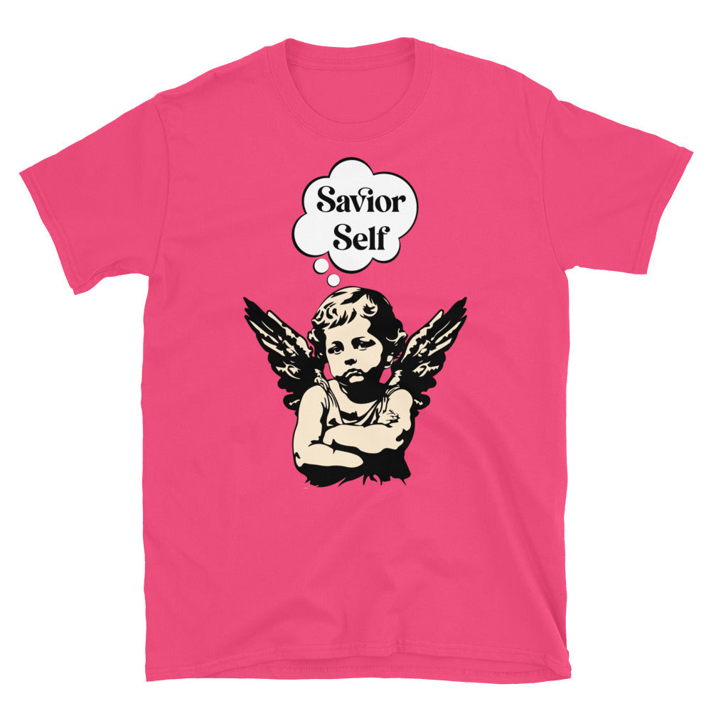 Savior Self Girl Angel TShirt - Heliconia Color - https://ascensionemporium.net