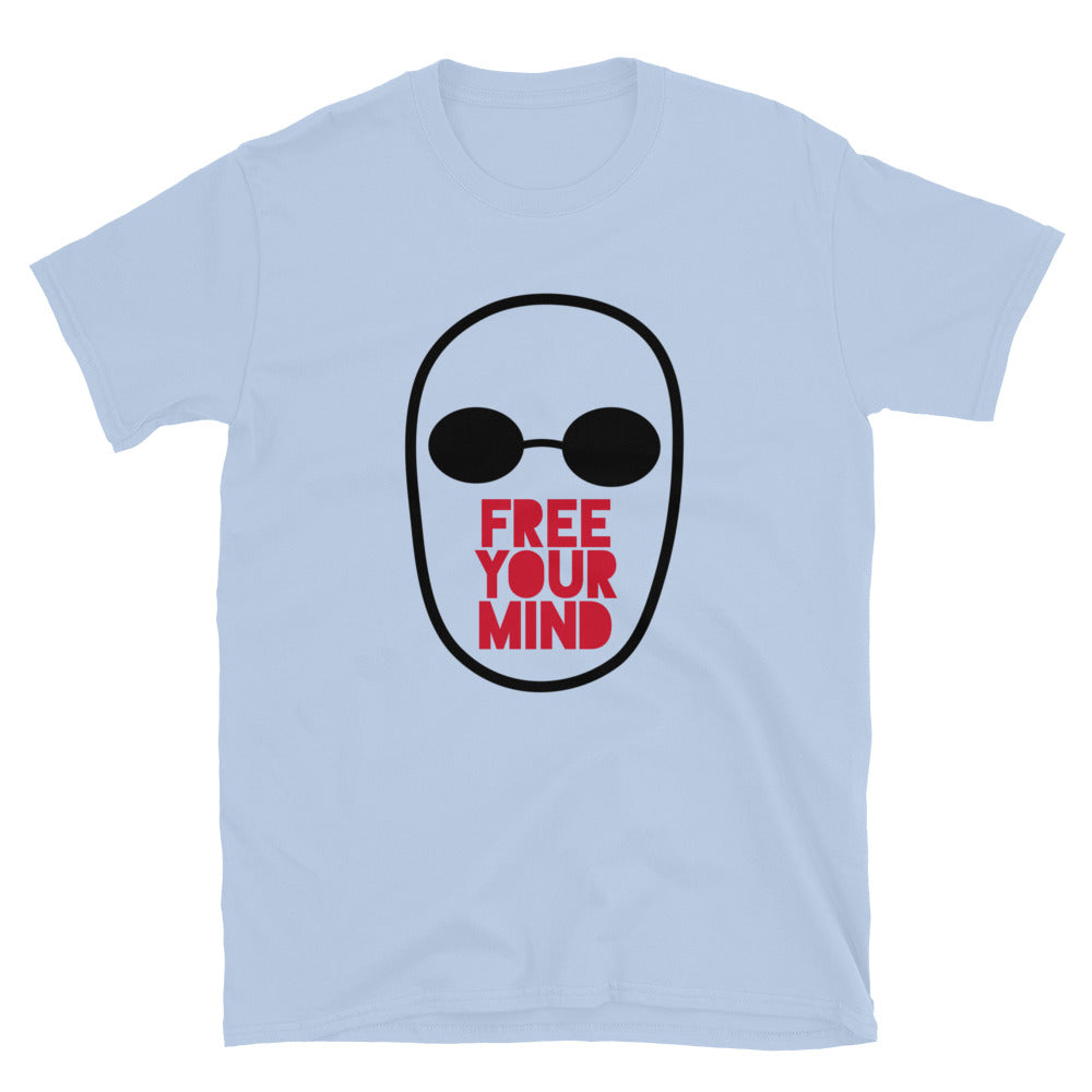 The Matrix Free Your Mind TShirt - Light Blue Color - https://ascensionemporium.net