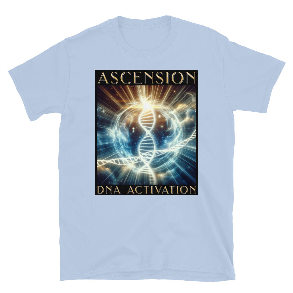Ascension DNA Activation TShirt - Light Blue Color - https://ascensionemporium.net