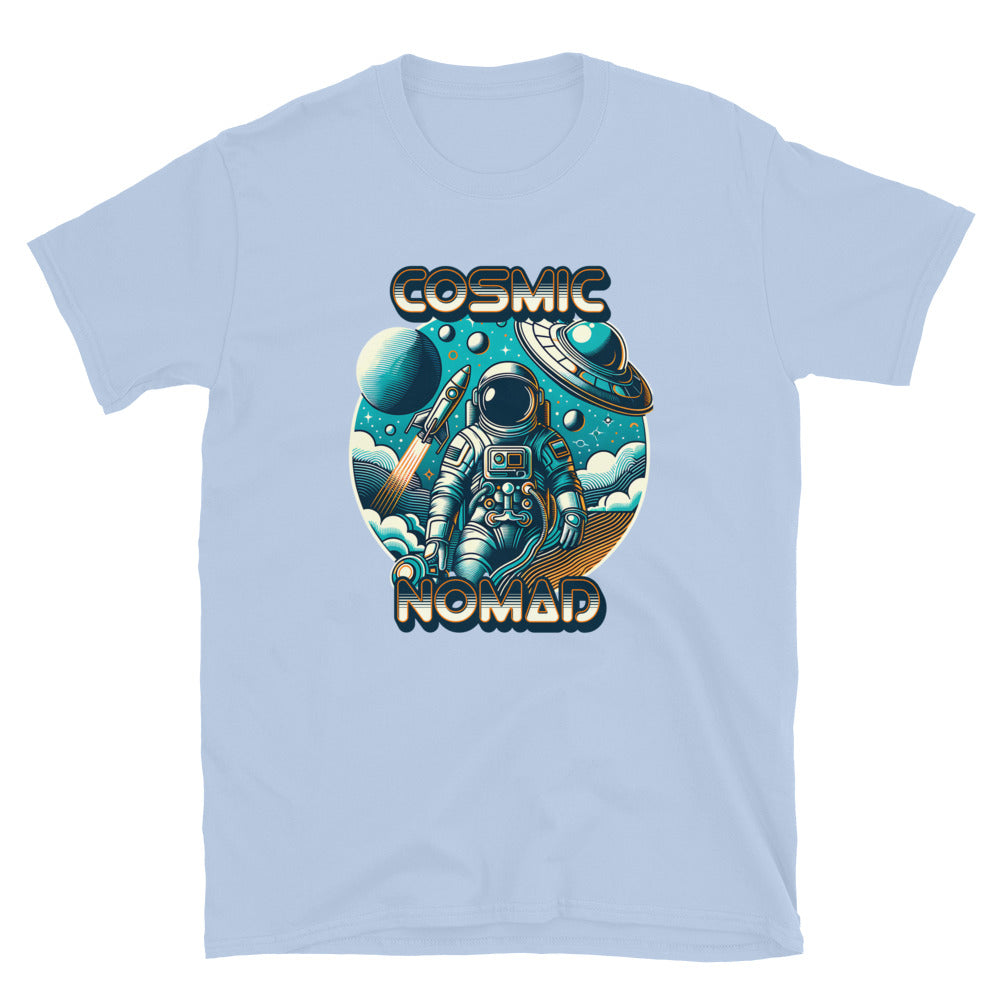 Cosmic Nomad TShirt - Light Blue Color - https://ascensionemporium.net